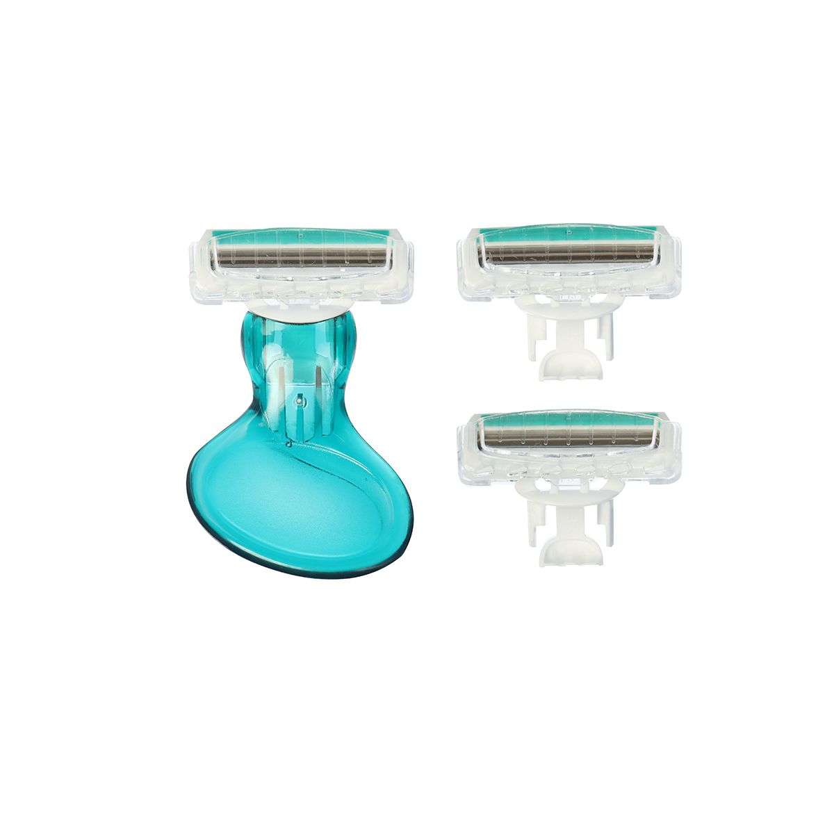 Polished Reserve: 3pc Travel Razor Set (1 razor+2 refills)