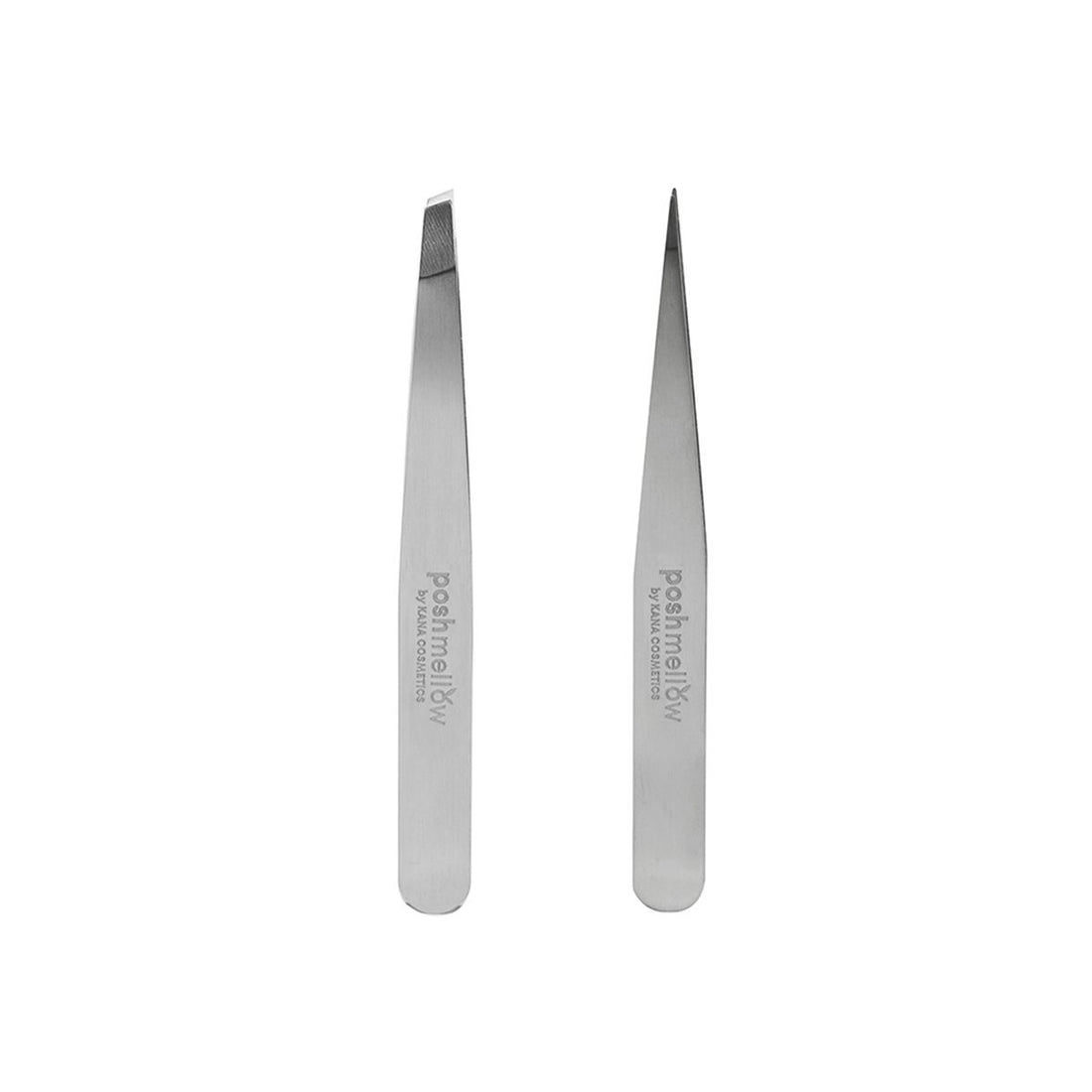 Eyebrow Tweezers Slanted Tweezers Set (2pcs) by Poshmellow