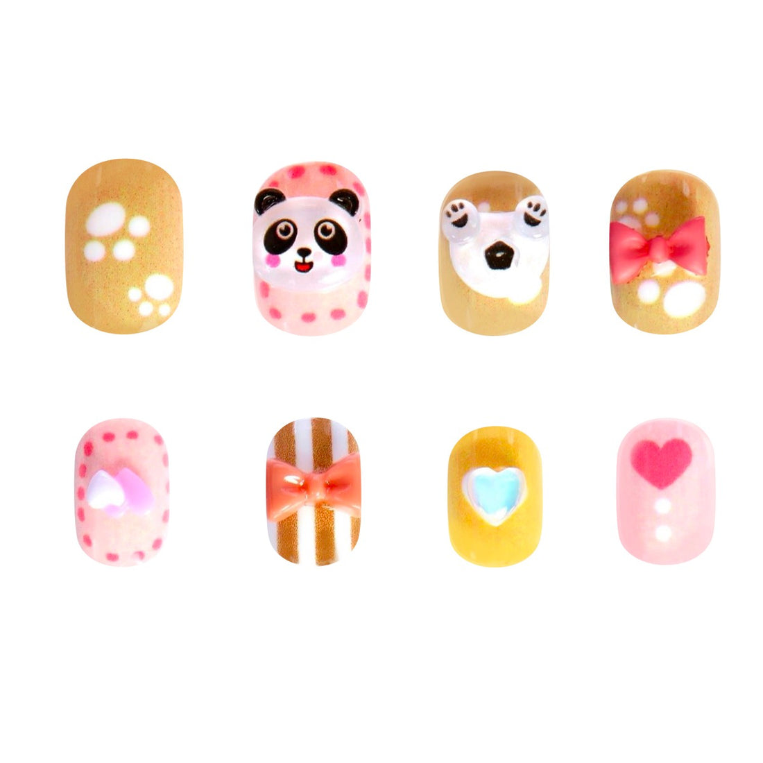 Mochi Latte Mini Pre-Glued Nails: Snuggle Buddy 65418
