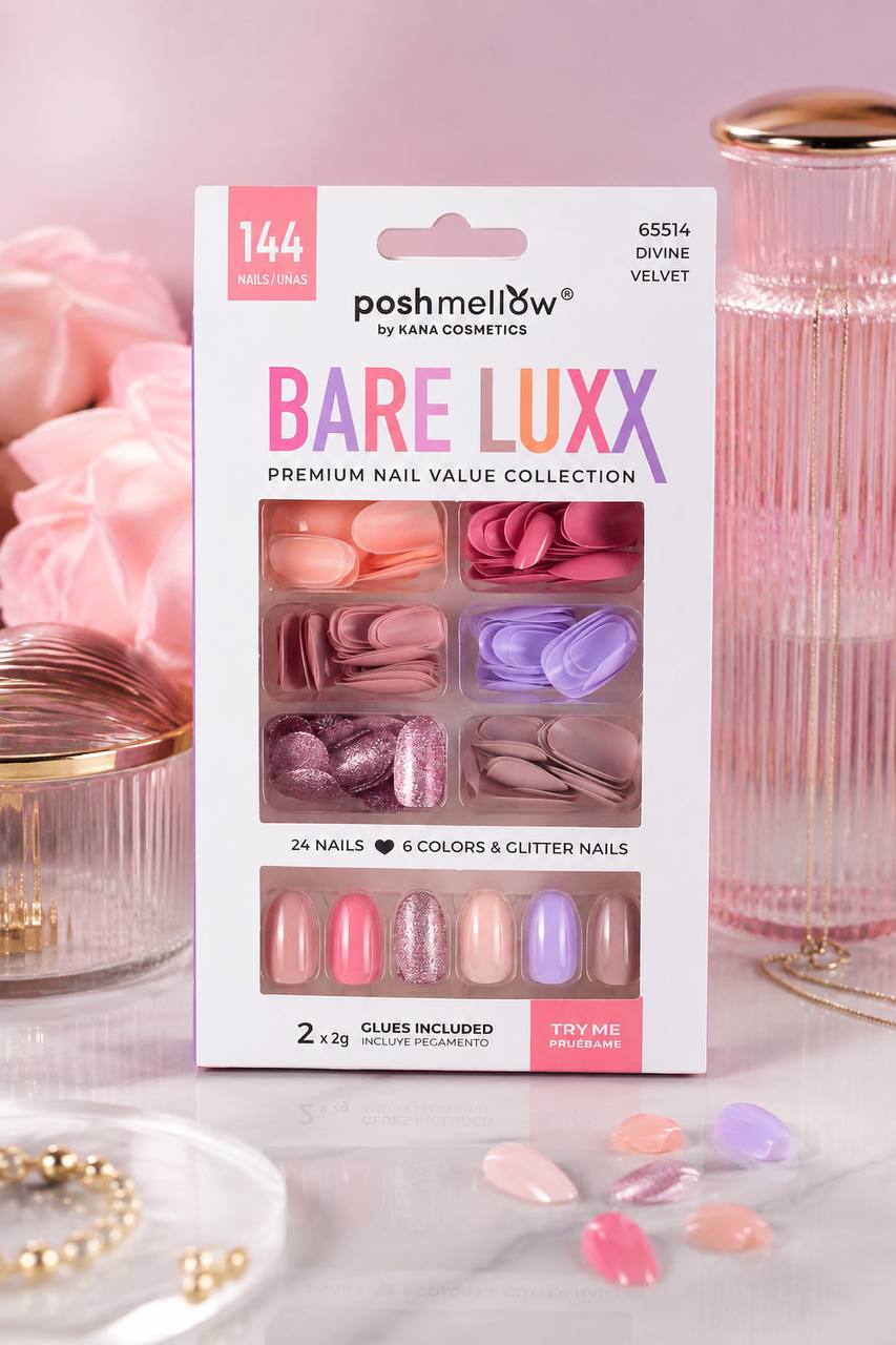 Bare Luxx - Divine Velvet (144 Nails) 65514