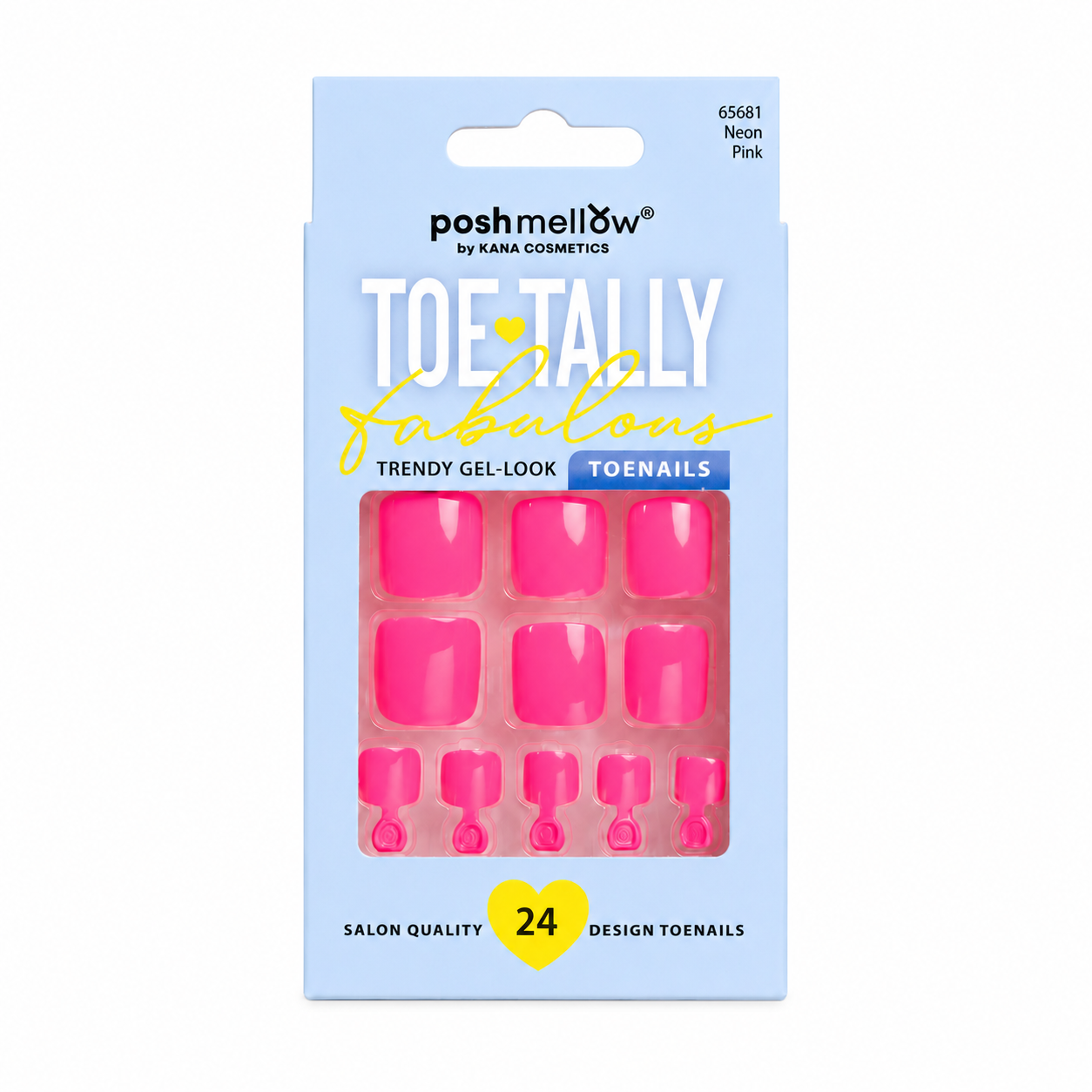 Toe-Tally: Neon Pink 65681