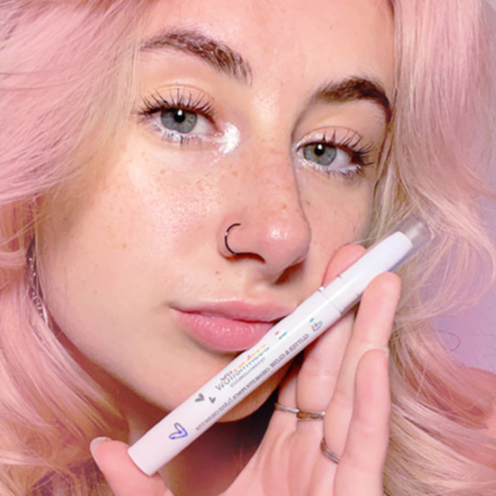 Glitter Cream Stix Pencil- White Chiffon
