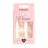 White Press On Nails with Glue - Coffin Shaped Nails by Poshmellow