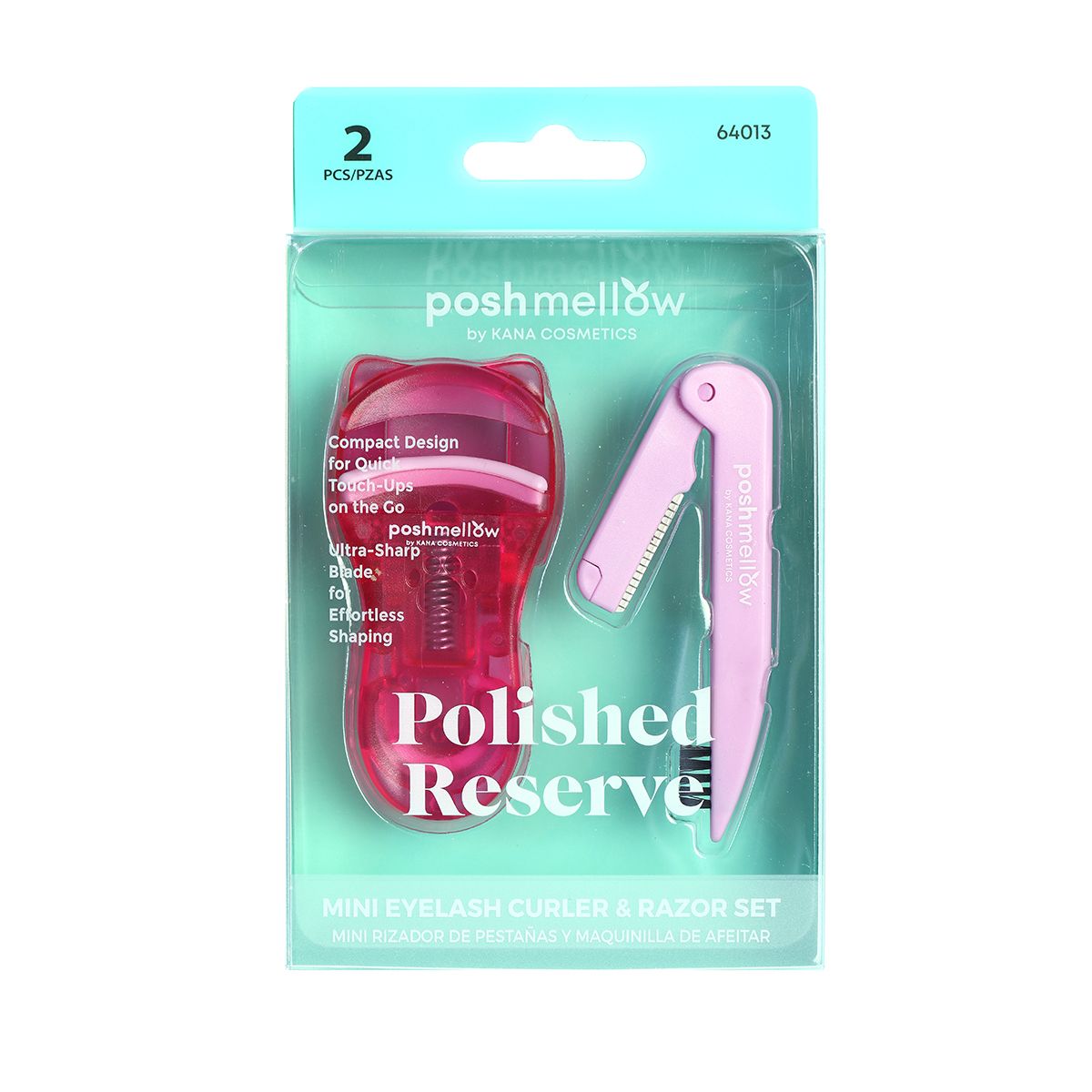 Polished Reserve: Mini Eyelash Curler & Razor Set