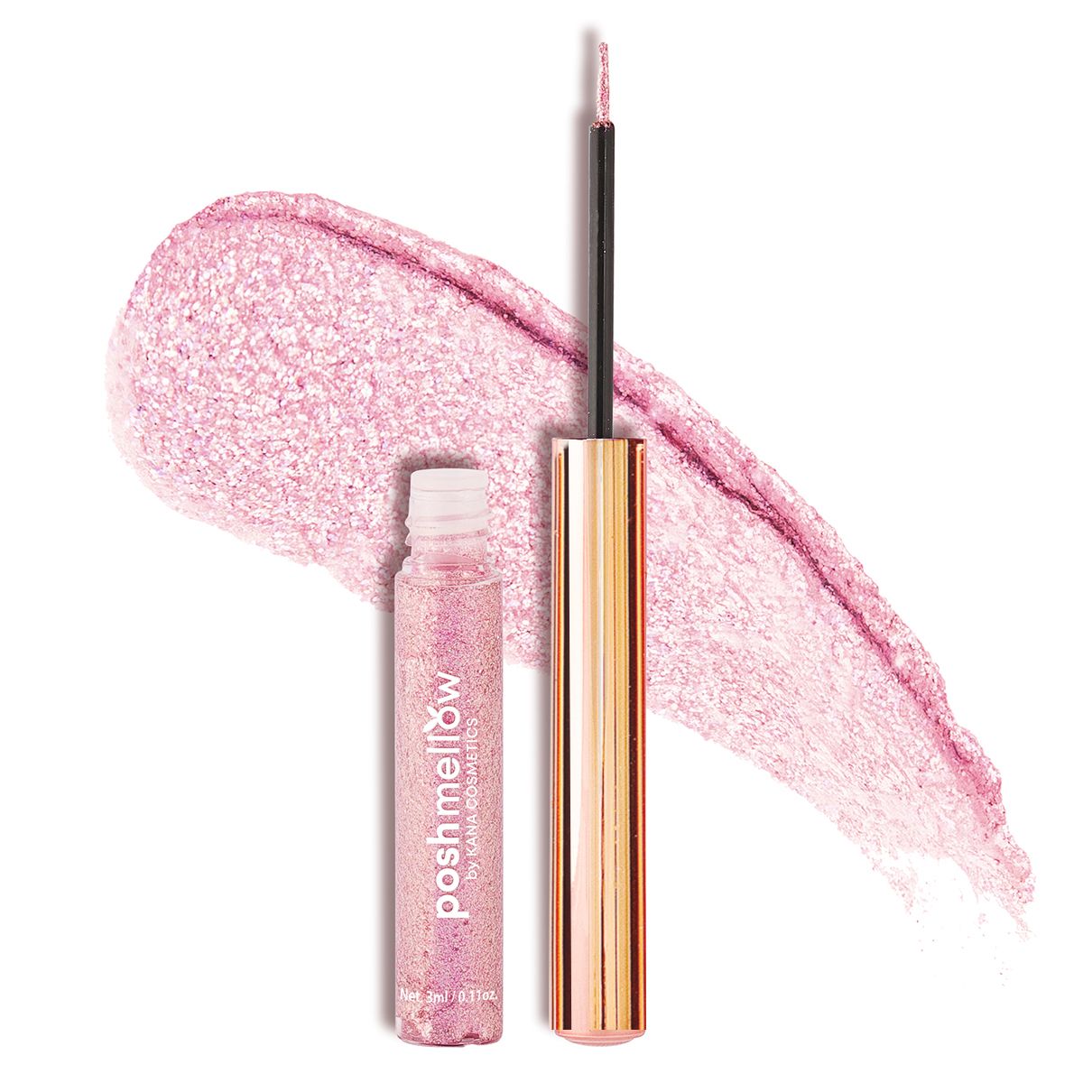 Glitter Eyeliner Pink - Liquid Eyeshadow by Poshmellow
