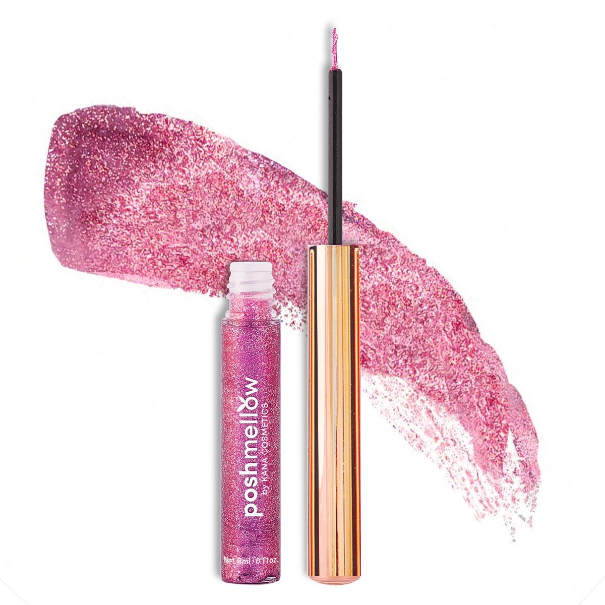 Glitter Eyeliner Pink - Liquid Eyeshadow by Poshmellow
