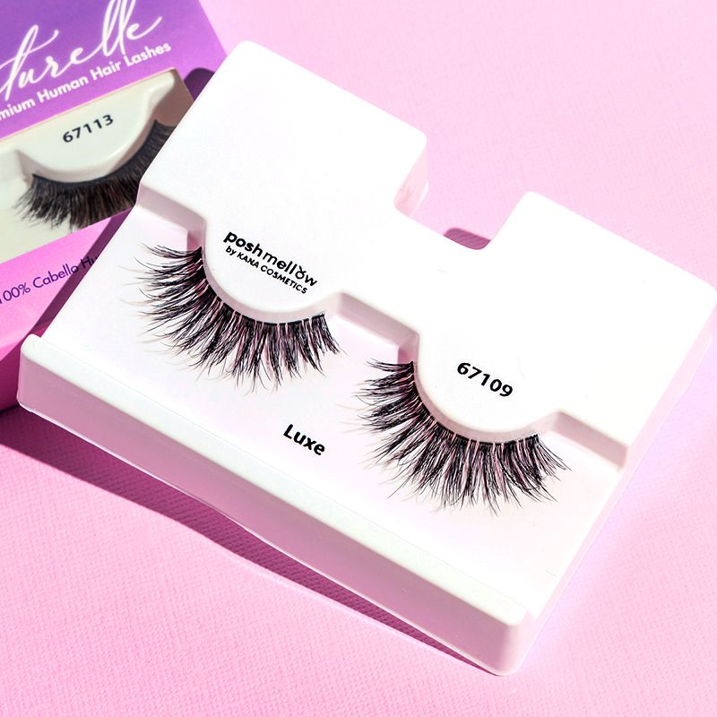 Lashes 100% Human Lashes - 3D Lashes by Poshmellow