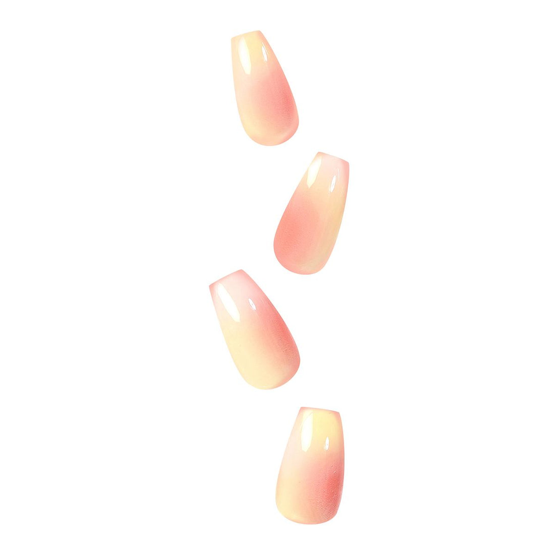 Pink Press On Nails with Glue - Oval Nails by Poshmellow