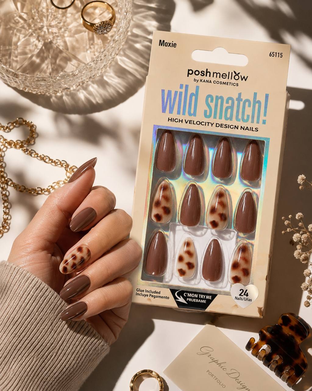 Design Nail: Wild Snatch - Moxie 65115