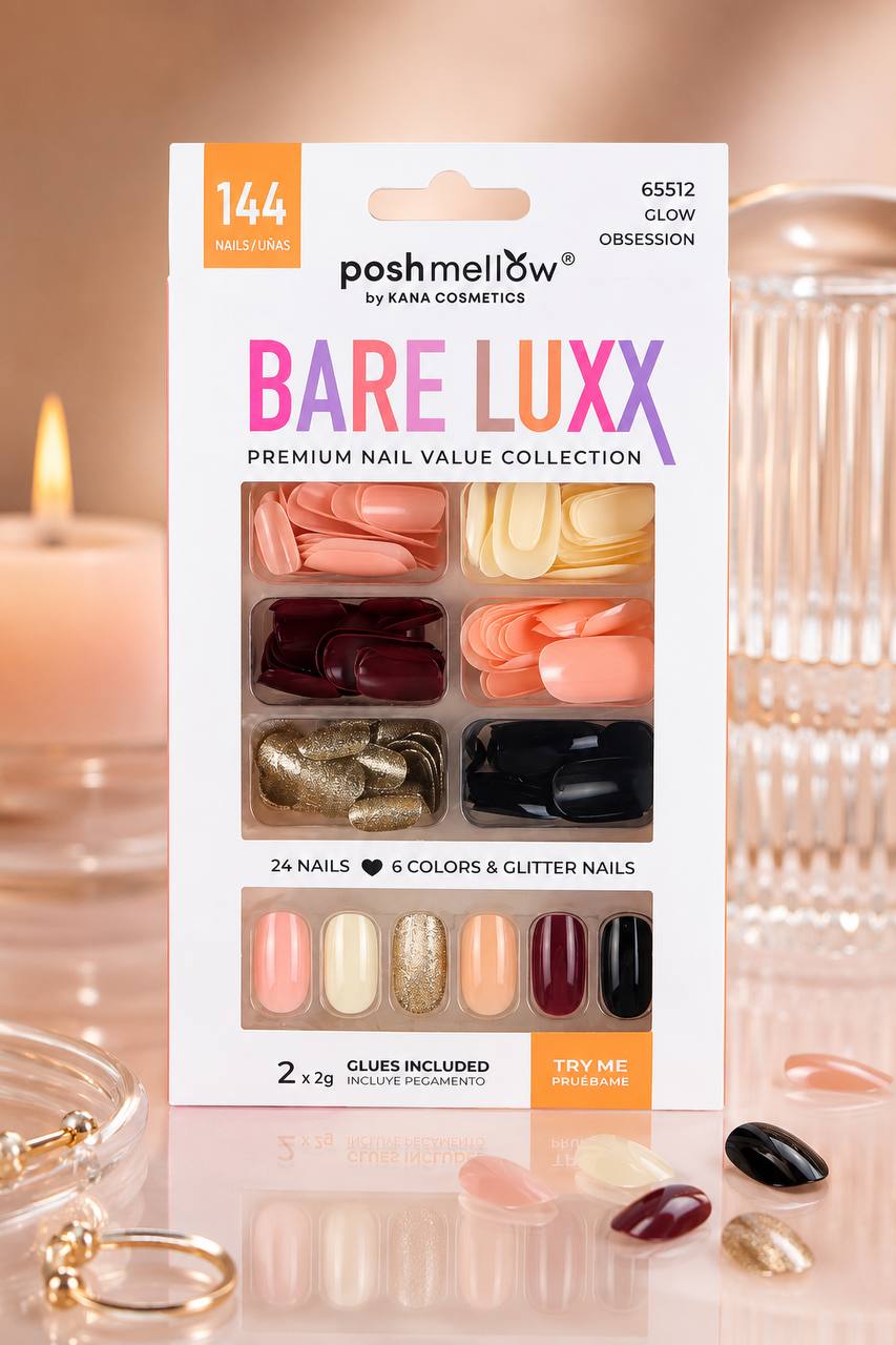 Bare Luxx - Glow Obsession (144 Nails) 65512