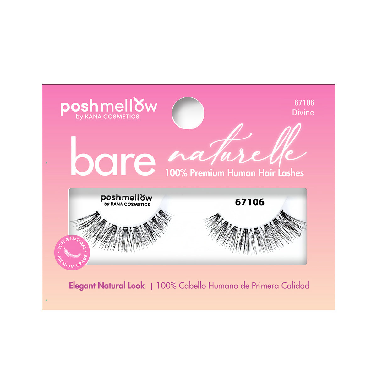 Human Eyelashes Bare Naturelle Divine