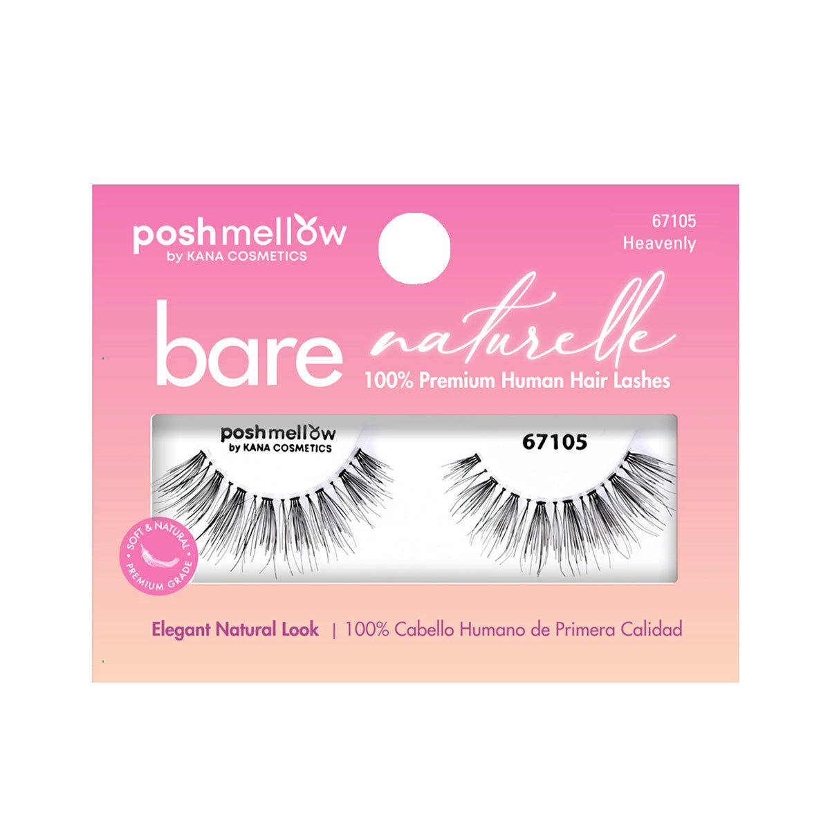 Lashes 100% Human eyelashes - 3D Lashes by Poshmellow