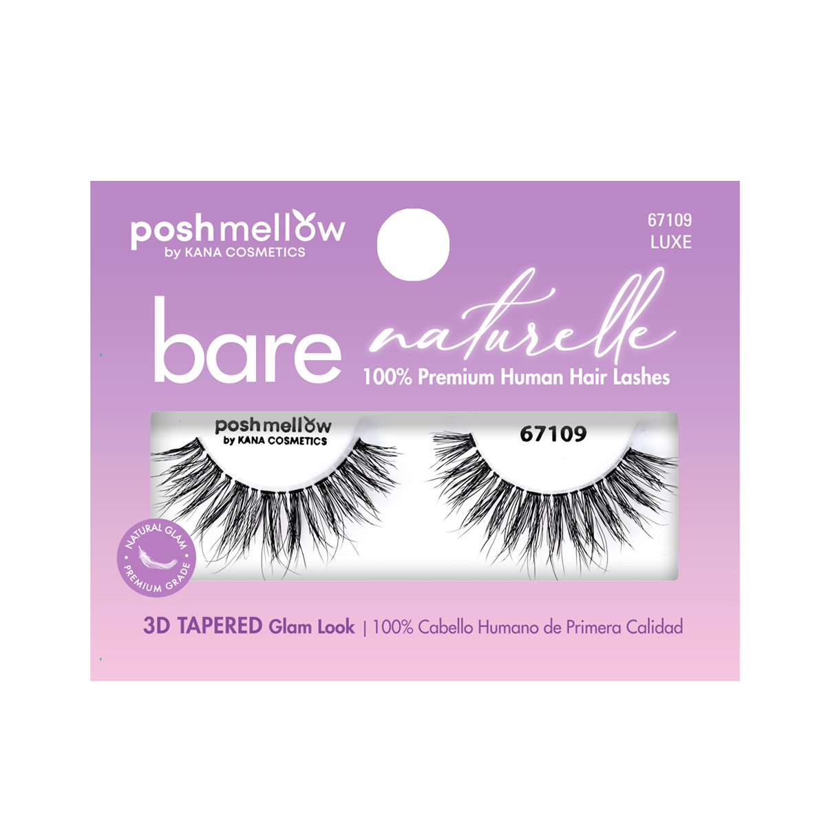 Lashes 100% Human Lashes - 3D Lashes by Poshmellow