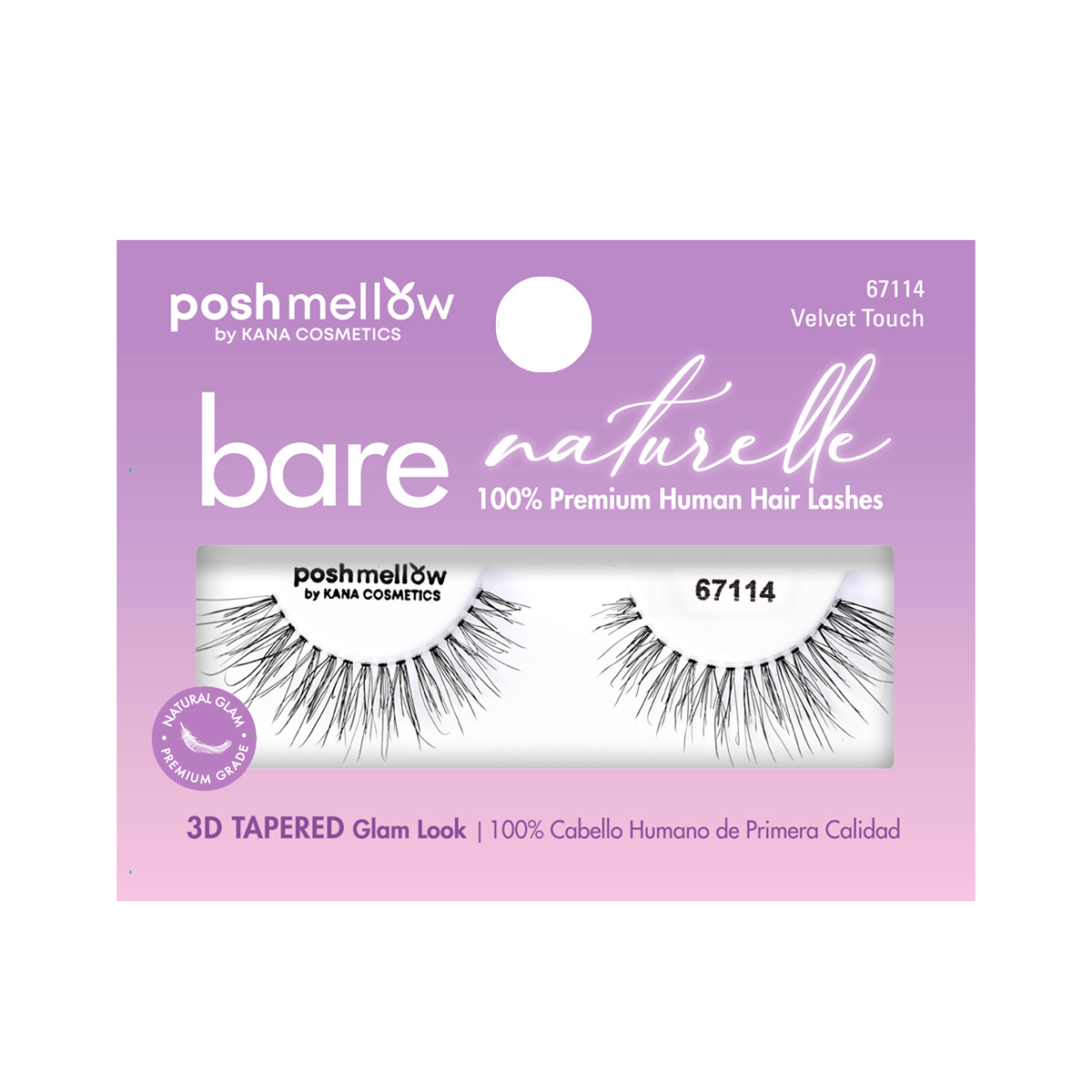 Lashes 100% Human Lashes - 3D Lashes by Poshmellow