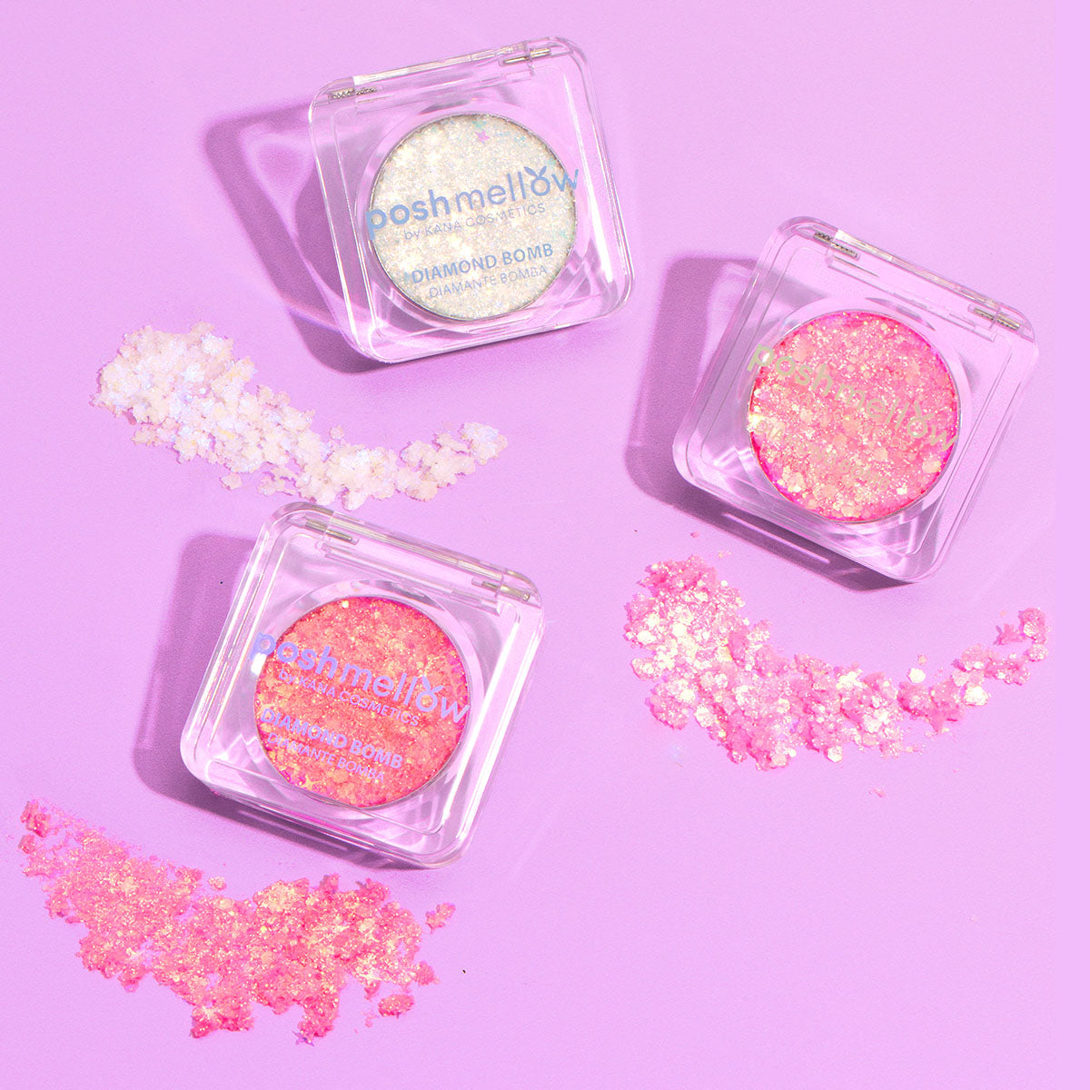 Glitter Highlighter - White Diamond Bomb by Poshmellow