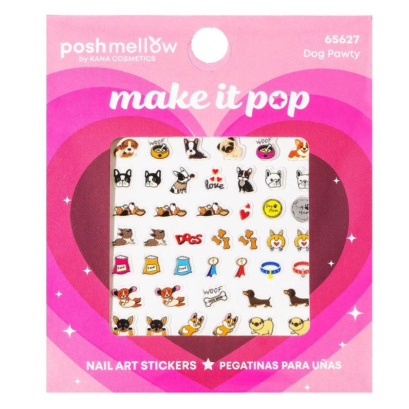Dog Pawty Nail Decals