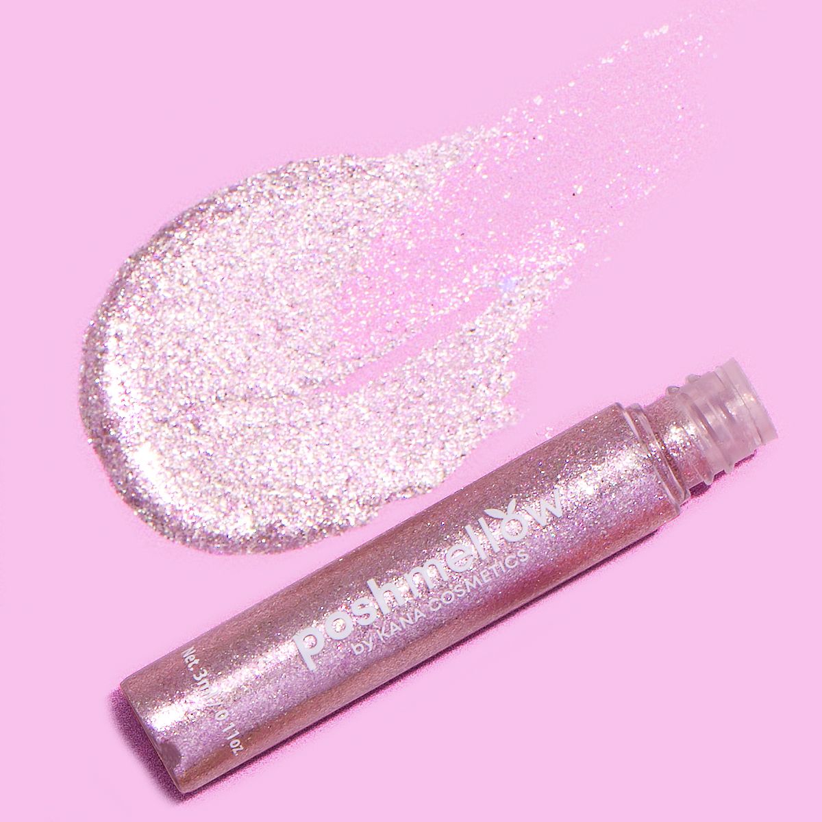 Glitter Eyeliner Pink - Liquid Eyeshadow by Poshmellow