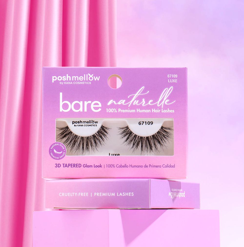 Lashes 100% Human Lashes - 3D Lashes by Poshmellow