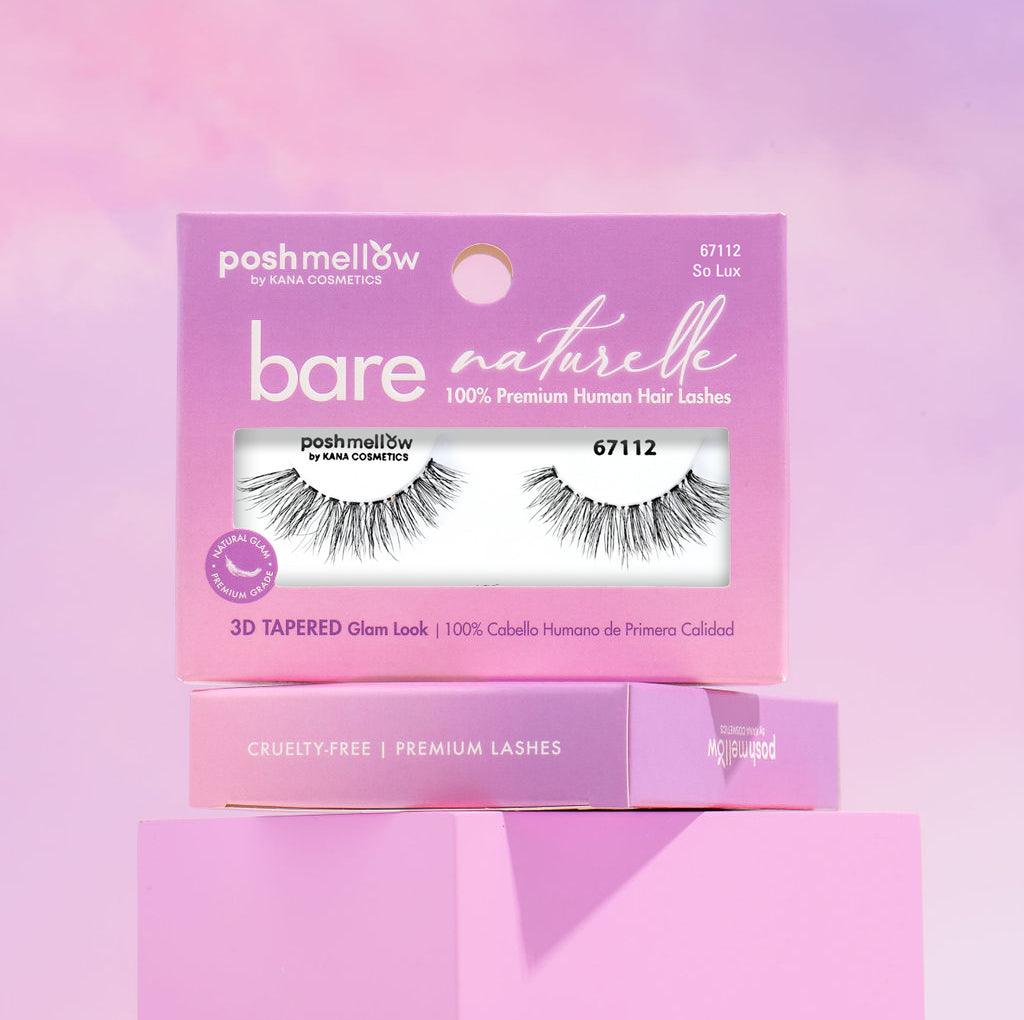 Lashes 100% Human Lashes - 3D Lashes by Poshmellow