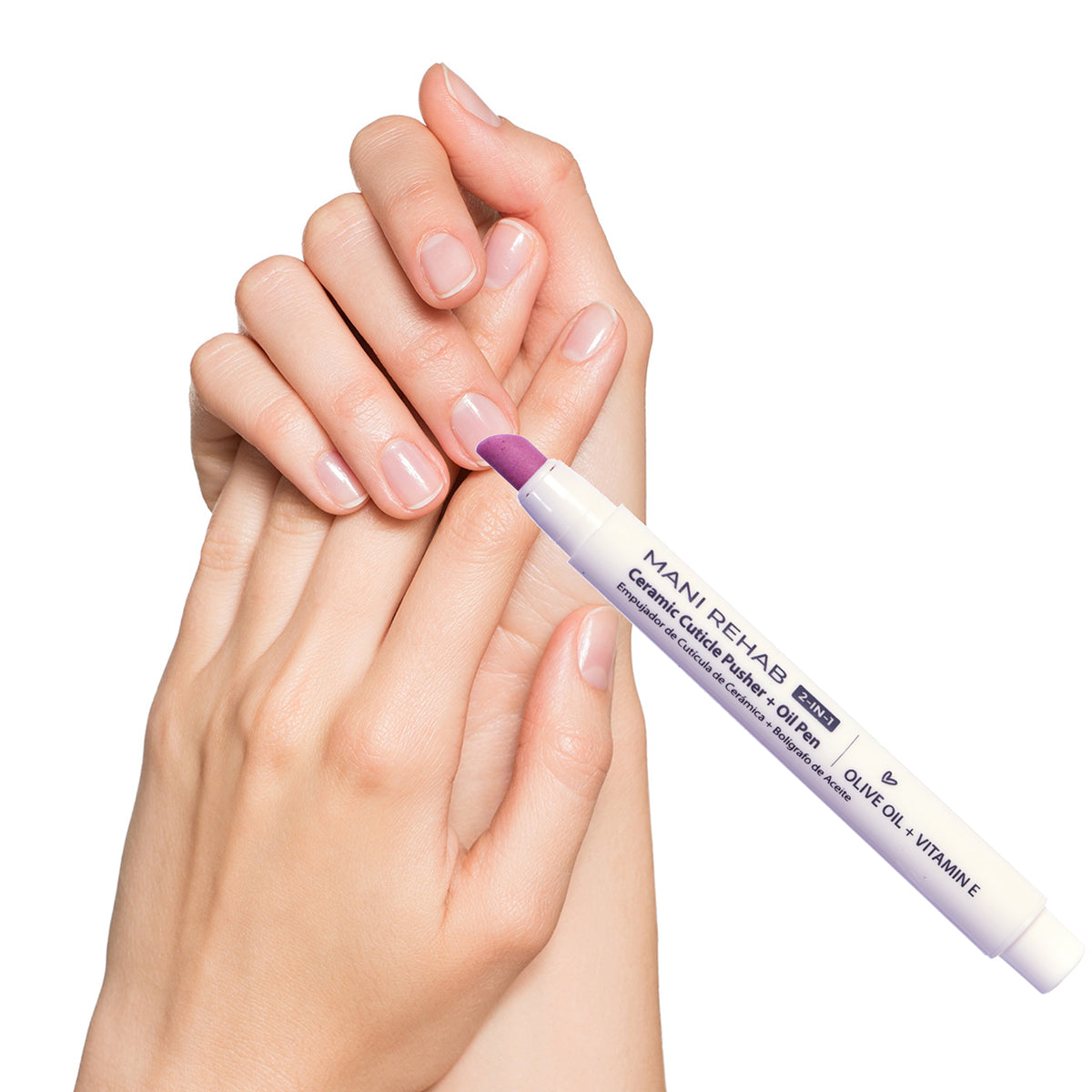 Cuticle Remover Pusher Pen - Olive Oil by Poshmellow