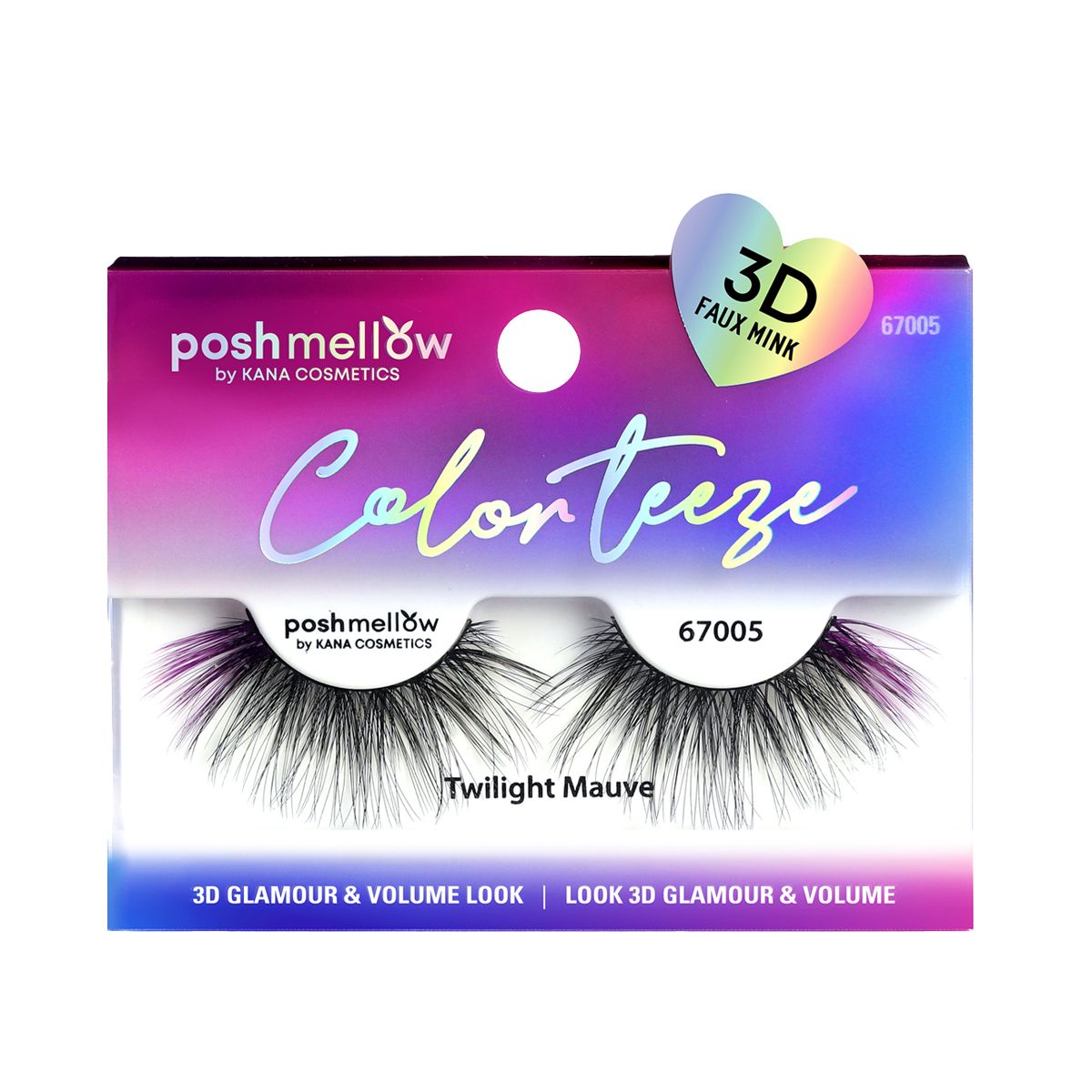Mink Lashes Color Lashes - Purple Lashes by Poshmellow