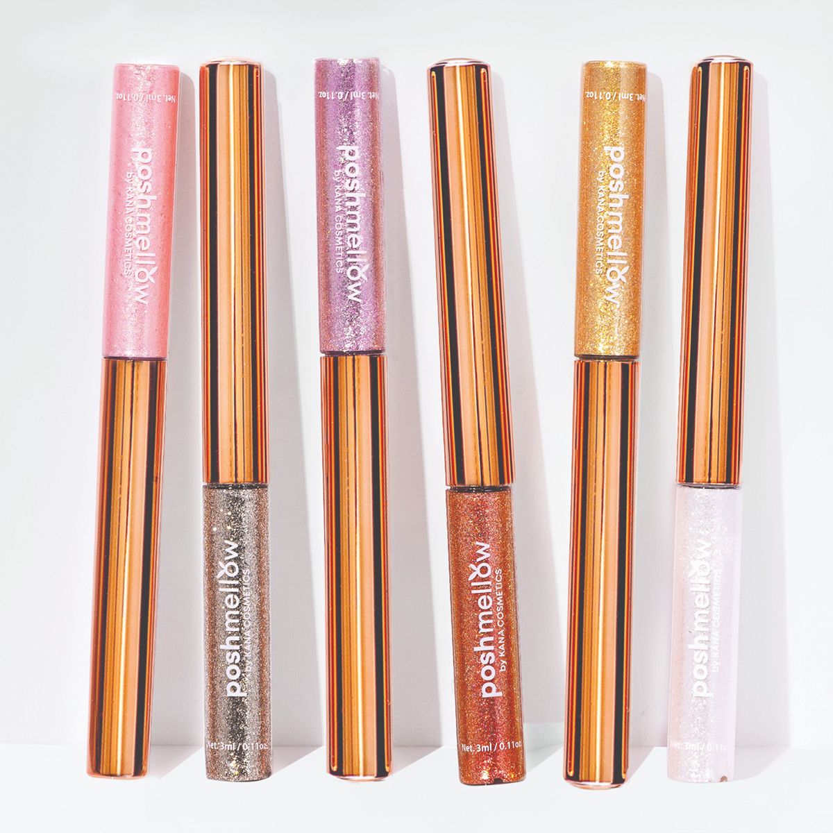 Glitter Eyeliner Pink - Liquid Eyeshadow by Poshmellow