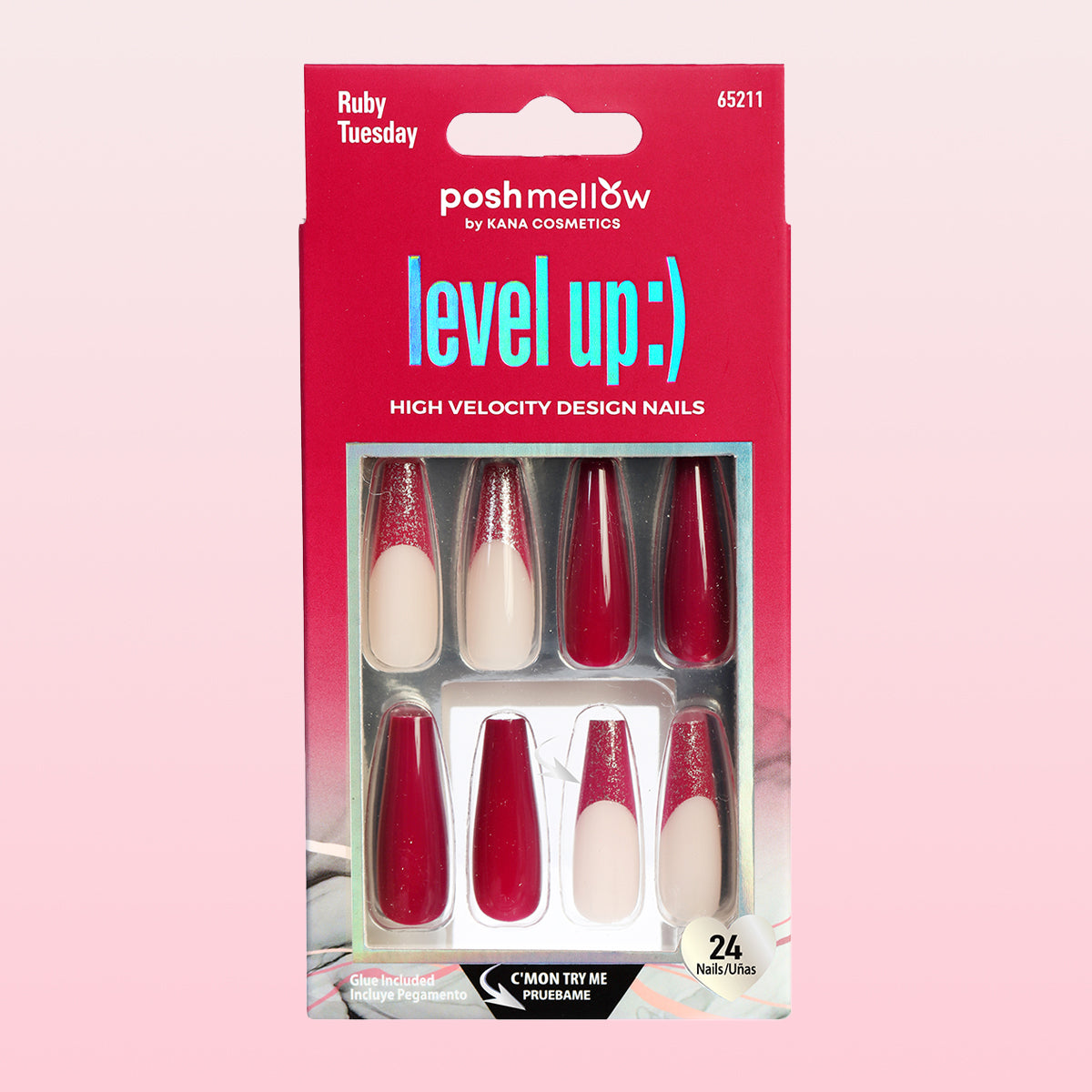 Design Nail: Level Up - Ruby Tuesday