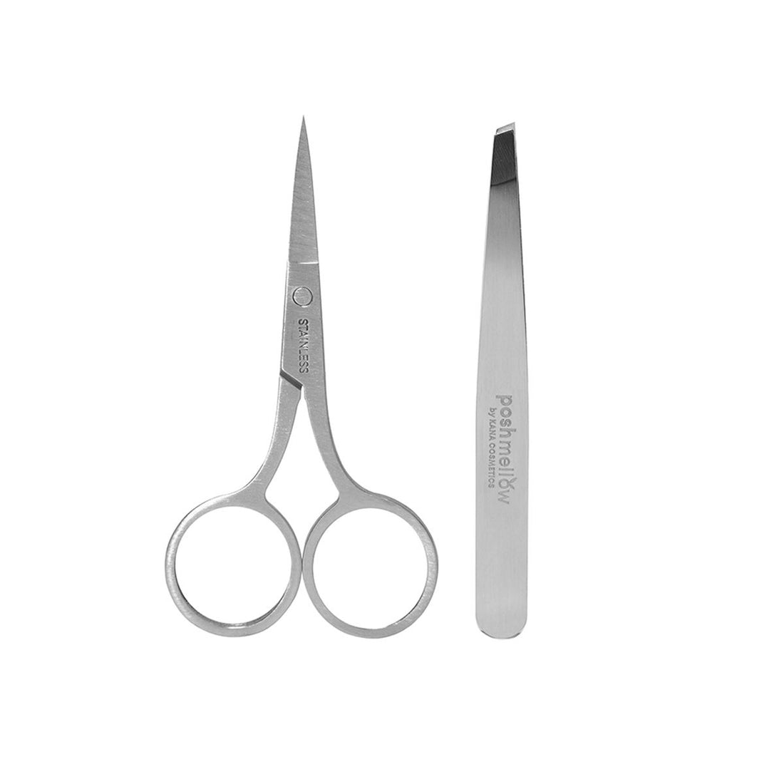 Eyebrow Scissors and Tweezers Set by Poshmellow