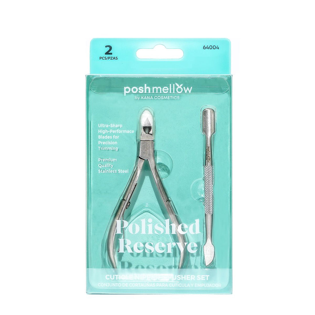 Cuticle Remover - Cuticle Pusher Set by Poshmellow