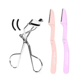 Eyelash Curler & Eyebrow Razor Set by Poshmellow