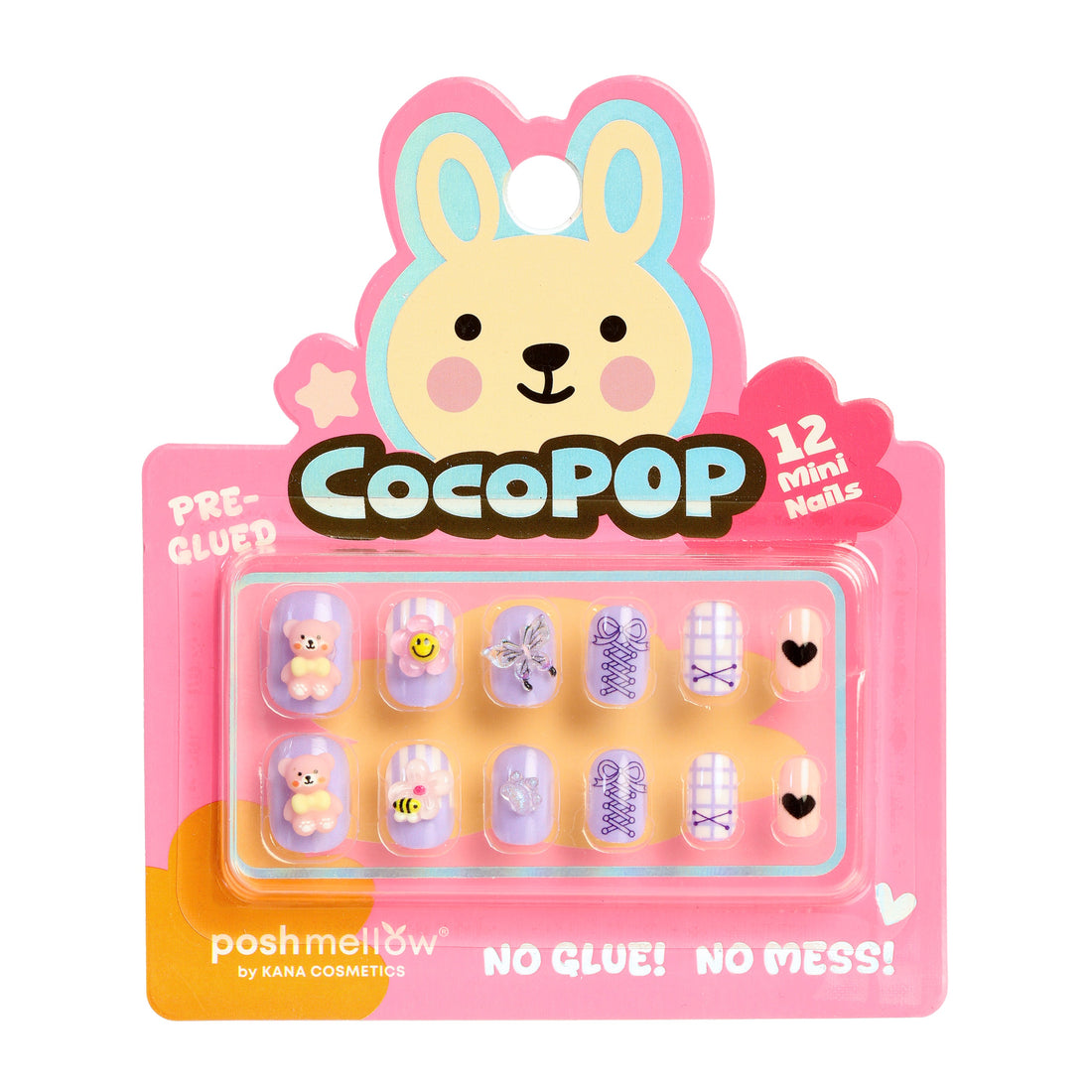 CocoPop Mini Pre-Glued Nails: Dream Kiss 65432