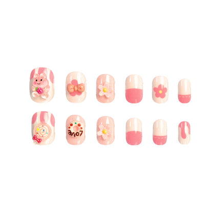 CocoPop Mini Pre-Glued Nails: Sweet Pop 65435