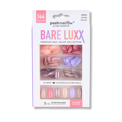 Bare Luxx - Divine Velvet (144 Nails) 65514