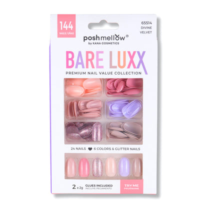 Bare Luxx - Divine Velvet (144 Nails) 65514