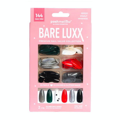 Bare Luxx - Starlit Whispers (24 Nails x 6 Styles, 144 nails) 65520