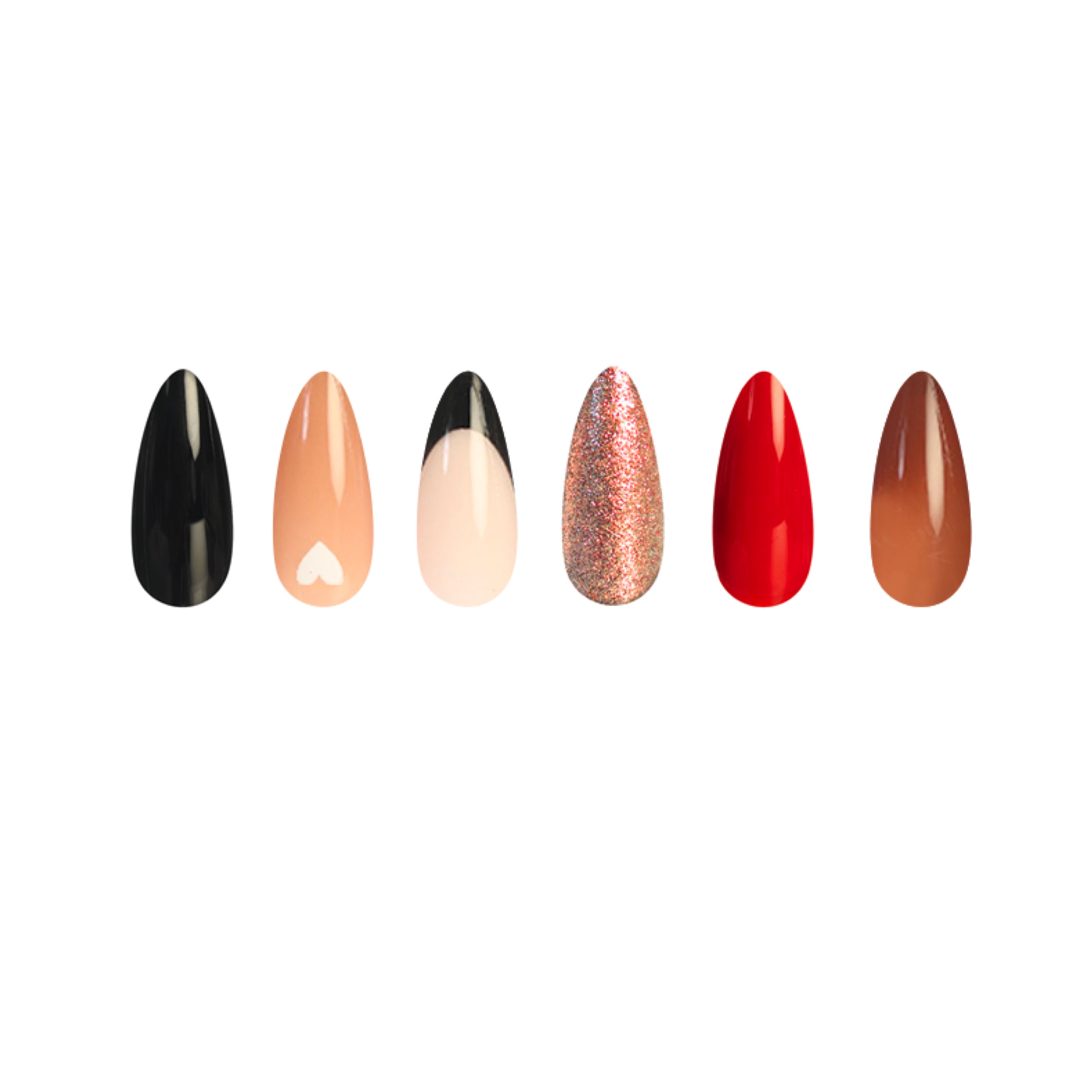 Bare Luxx - Crimson Reserve (24 Nails x 6 Styles, 144 nails) 65522