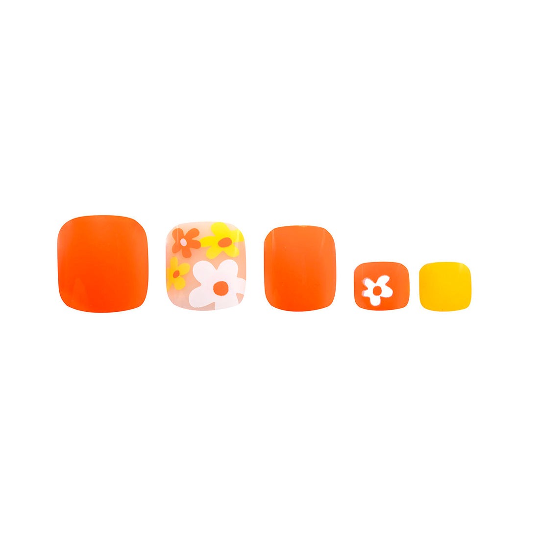 Orange Blossom - Design Toenails