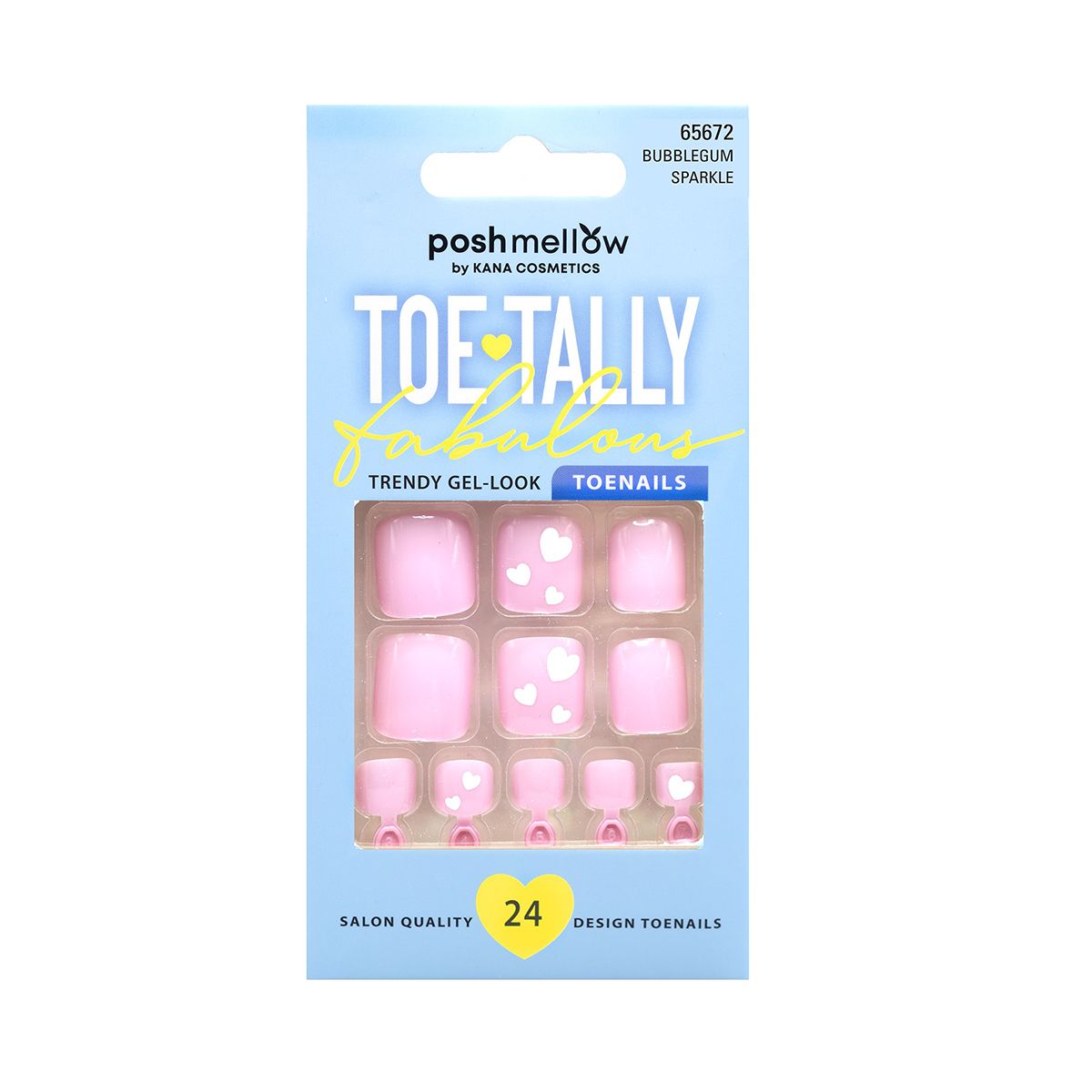 Toe-Tally: Bubblegum Sparkle 65672 - Poshmellow Beauty