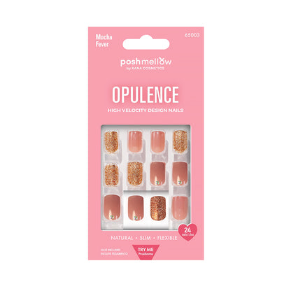 Pink Press On Nails with Glue Short Square Nails - Poshmellow