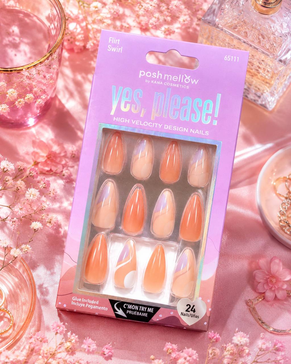 Design Nail: Yes, Please! - Flirt Swirls 65111