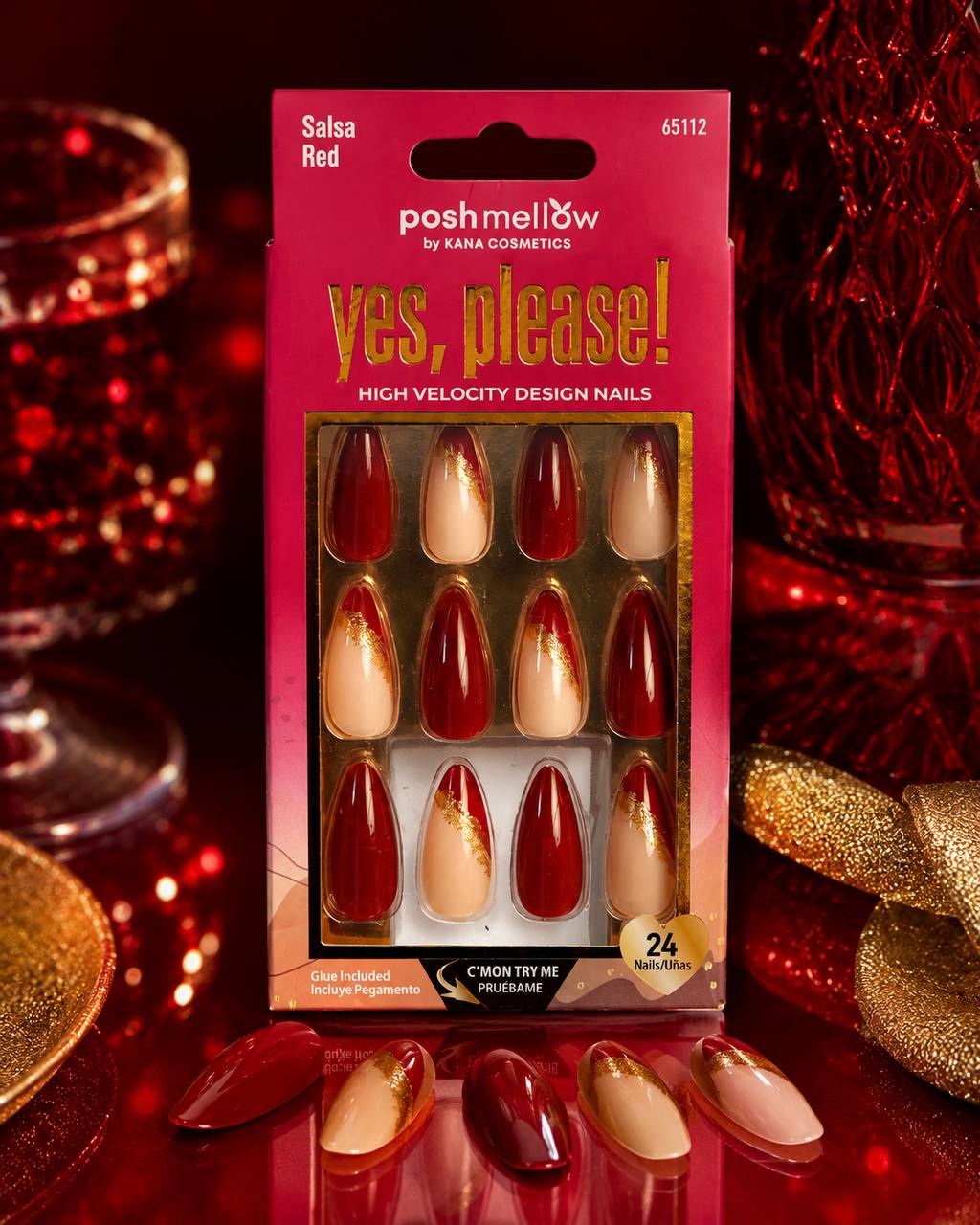 Design Nail: Yes, Please - Salsa Red 65112