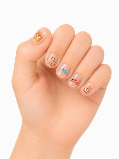 CocoPop Mini Pre-Glued Nails: Bear Hugs 65428