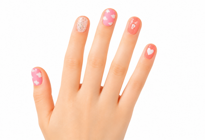 Mochi Latte Mini Pre-Glued Nails: Cotton Cloud 65416