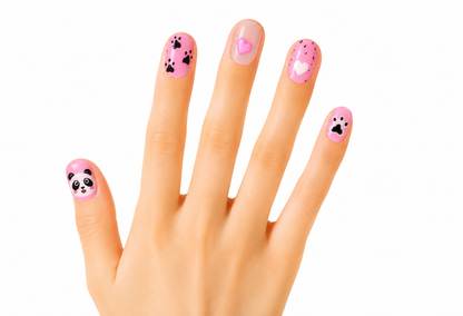 Mochi Latte Mini Pre-Glued Nails: Puppy Paws 65413