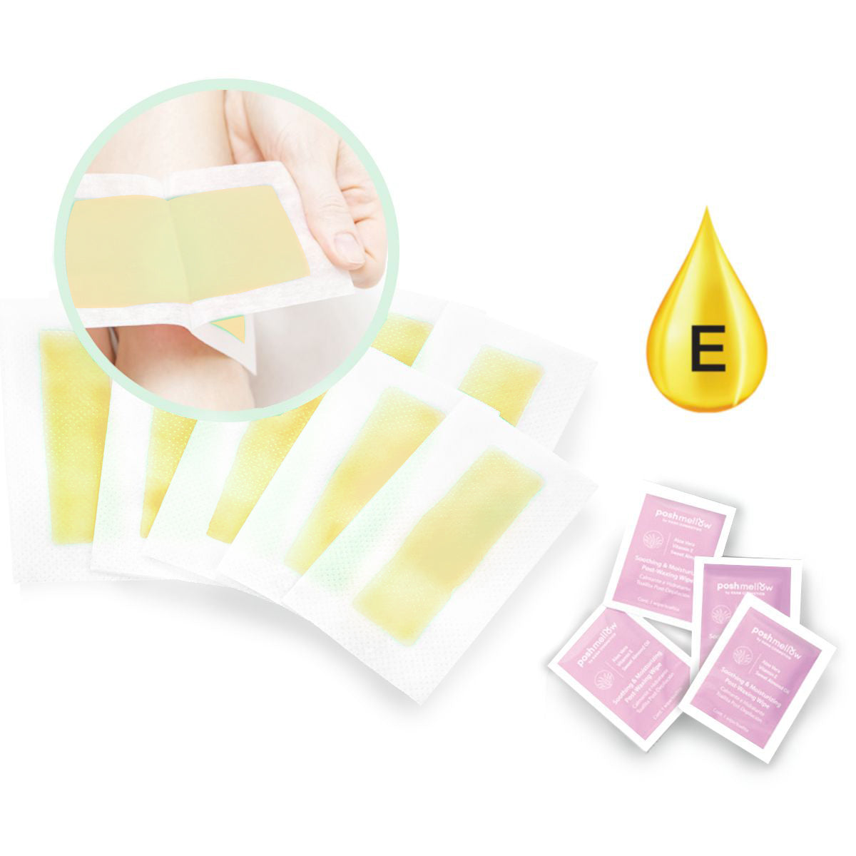 Hair Removal Wax Strip Kit - Bikini &amp; Underarm: Soothing Honey