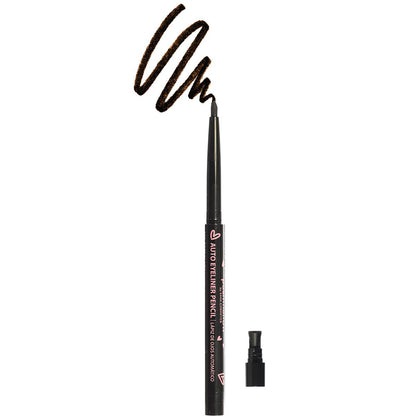 Automatic Eye liner Pencil - Black Brown with Sharpener by Poshmellow
