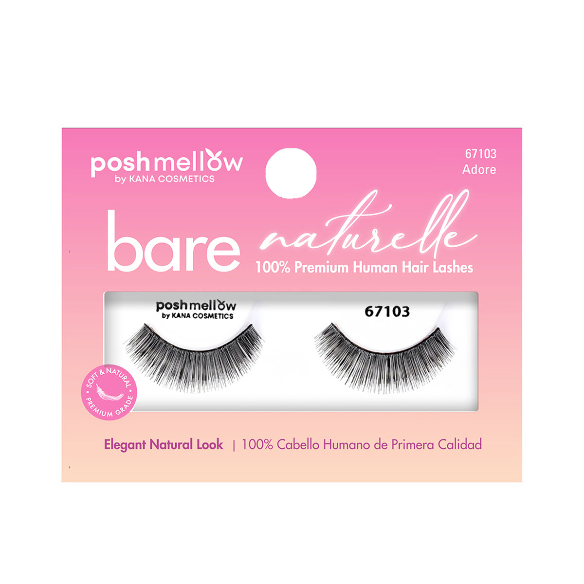Bare Naturelle Clear Band Lashes Adore