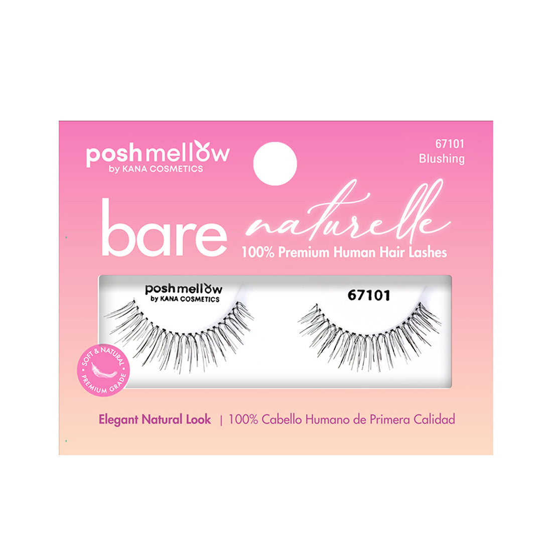 Lashes 100% Human Lashes - 3D Lashes by Poshmellow