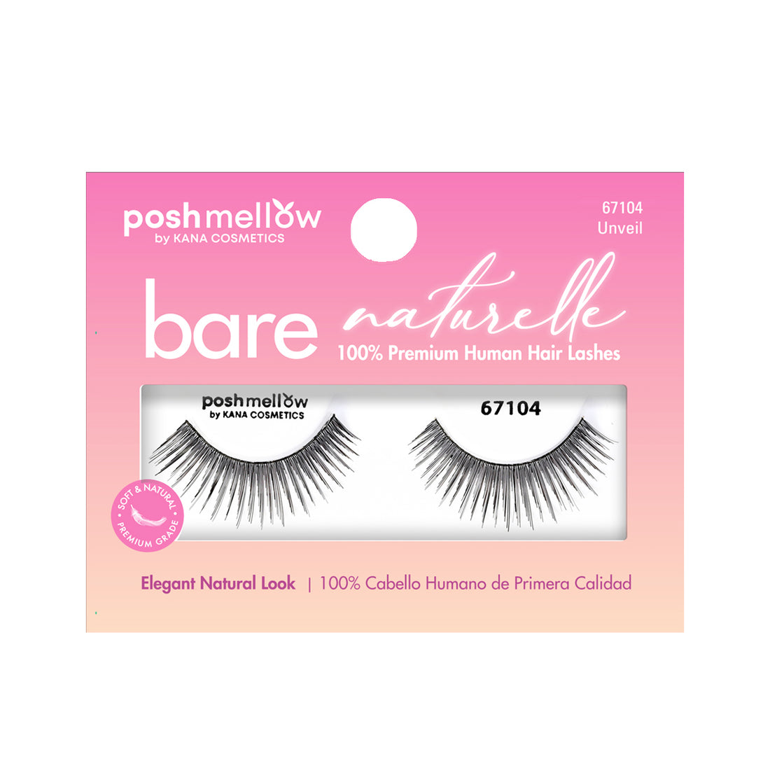 Lashes 100% Human eyelashes - 3D Lashes by Poshmellow