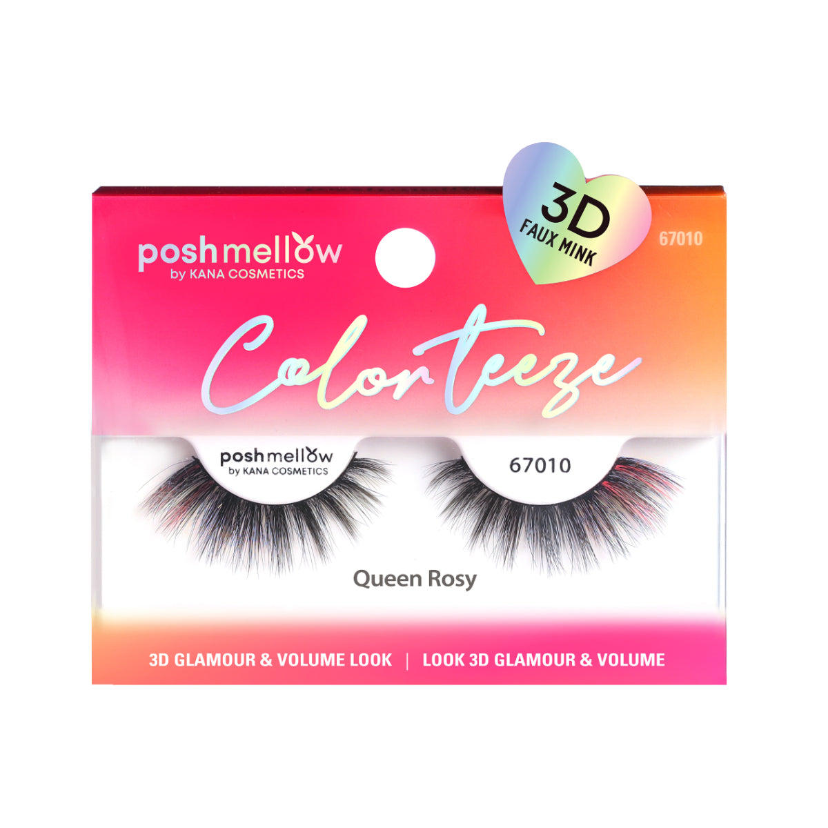 Mink Lashes Color Lashes - Pink Lashes by Poshmellow